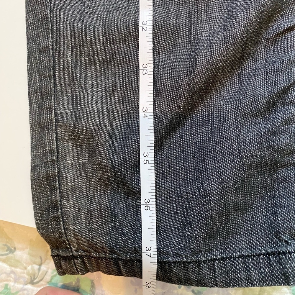 EILEEN FISHER | Grey Tencel Cotton Drawstring Jogger Pant Size XS - Picture 5 of 10